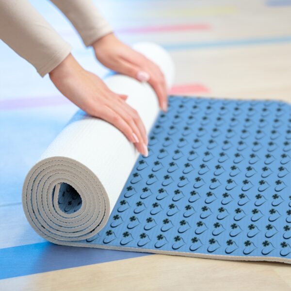 M44 Foam Yoga Mat - Blue - Image 4